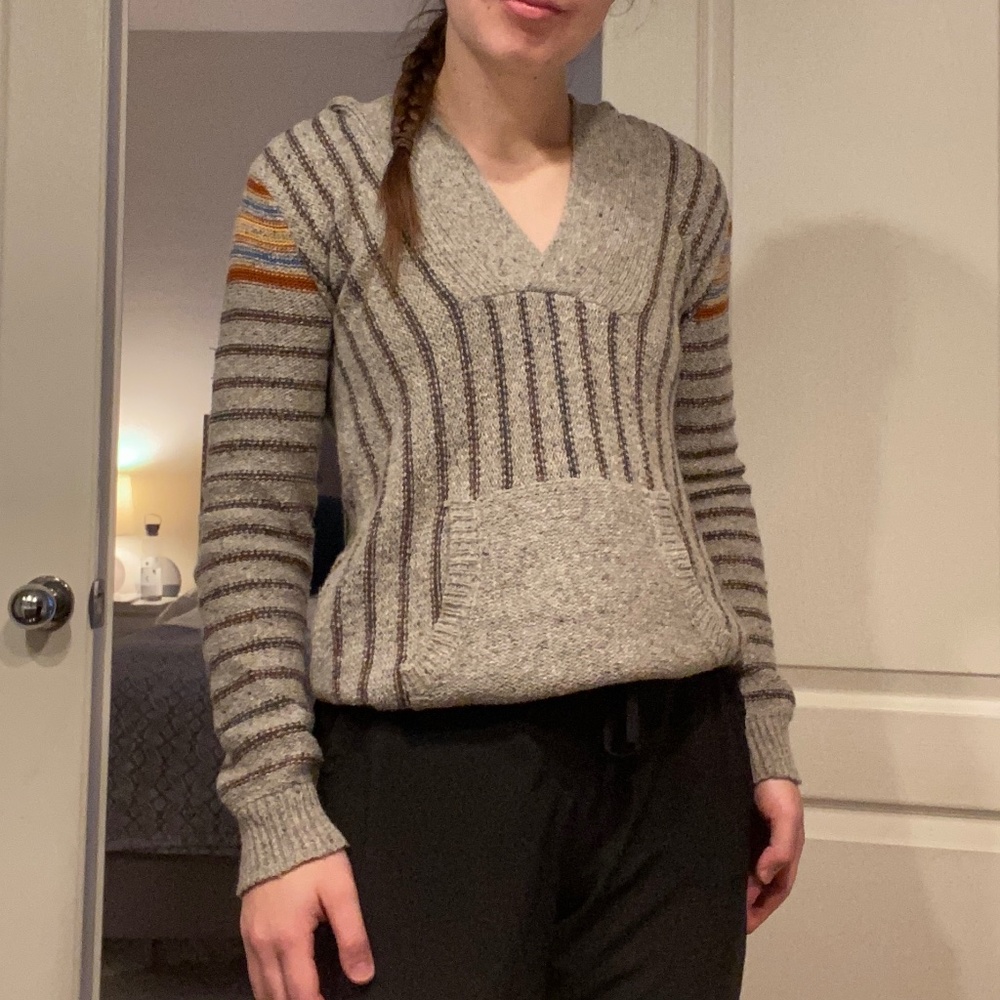 Roxy Gray Beach Sweatshirt